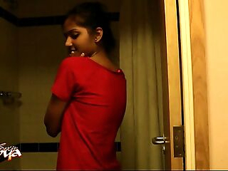 super-hot sexy indian unexperienced babe divya in shower